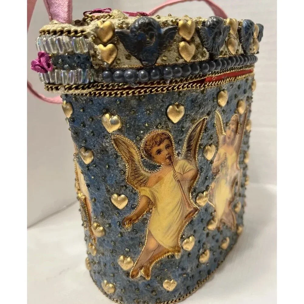 Mary Francis Embellished Mini Bag with Angel Motif - Picture 3 of 16